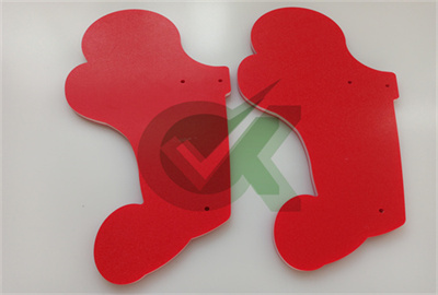 <h3>uv stabilized red on white double lor HDPE boards application</h3>
